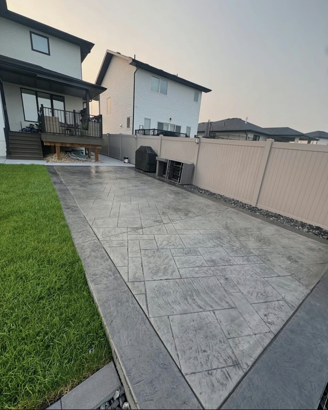 STAMPED FINISH concrete finish example